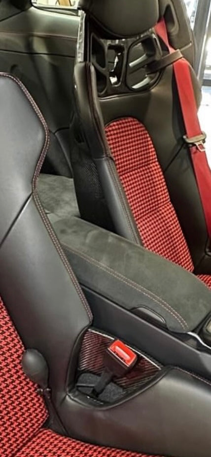 Seat insert cover set for fixed 918 Porsche bucket seats
