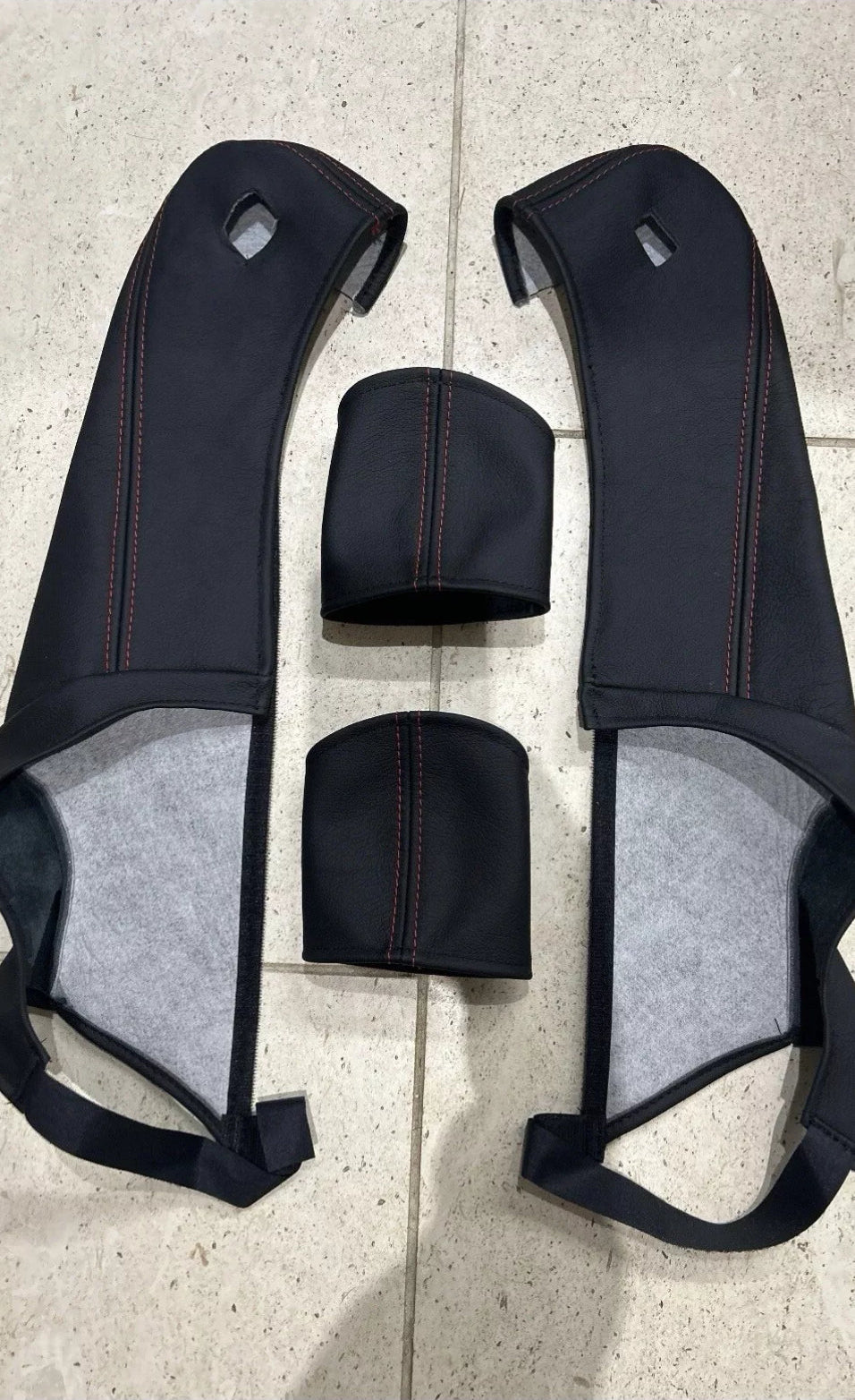 Seat Bolster protector set - For fixed Porsche 918 type bucket seat (set as pictured)
