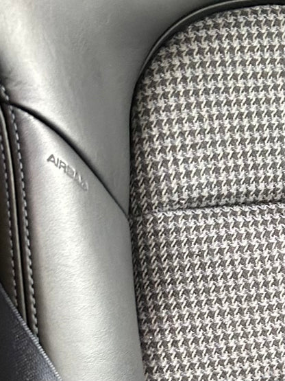 Seat insert cover set for Porsche fixed bucket seat (918 style) - Houndstooth - grey/black/blue