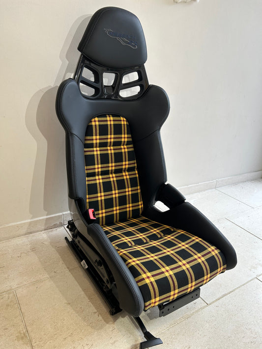 Porsche 918 (Fixed) seat insert cover set - Litchfield tartan